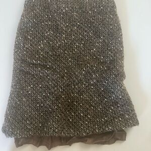 Brown Sequin Pencil Skirt for Work